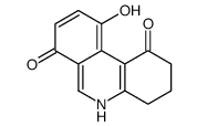 10-hydroxy-2,3,4,5-tetrahydrophenanthridine-1,7-dione结构式