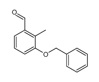 2-methyl-3-phenylmethoxybenzaldehyde Structure