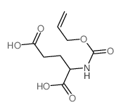 2-(prop-2-enoxycarbonylamino)pentanedioic acid Structure