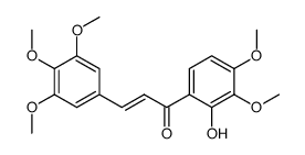 2'-hydroxy-3',4',3,4,5-pentamethoxychalcone结构式