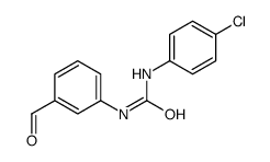 1-(4-chlorophenyl)-3-(3-formylphenyl)urea结构式