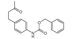 benzyl N-[4-(3-oxobutyl)phenyl]carbamate Structure