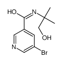 5-bromo-N-(1-hydroxy-2-methylpropan-2-yl)pyridine-3-carboxamide Structure