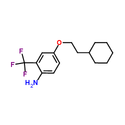 4-(2-Cyclohexylethoxy)-2-(trifluoromethyl)aniline Structure