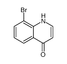 4(1H)-Quinolinone, 8-bromo Structure