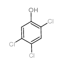 2,4,5-Trichlorophenol structure