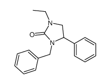 3-benzyl-1-ethyl-4-phenylimidazolidin-2-one Structure
