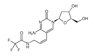 2'-脱氧-5-[3-[(三氟乙酰基)氨基]-1-丙烯基]胞苷图片