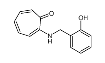 2-[(2-hydroxyphenyl)methylamino]cyclohepta-2,4,6-trien-1-one Structure
