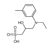 N-ethyl-N-(2-hydroxy-3-sulfopropyl)-3-toluidine结构式