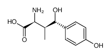 (2S,3S,4S)-2-Amino-4-hydroxy-4-(4-hydroxyphenyl)-3-methylbutanoic acid结构式