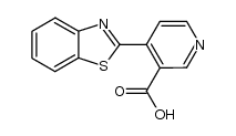 4-benzothiazol-2-yl-nicotinic acid结构式