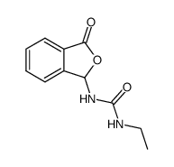 3-(N'-ethyl-ureido)-phthalide结构式