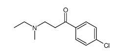 3-(ethyl-methyl-amino)-1-(4-chloro-phenyl)-propan-1-one Structure