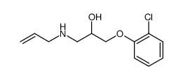 1-allylamino-3-(2-chloro-phenoxy)-propan-2-ol结构式