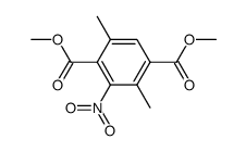 dimethyl 2,5- dimethyl-3-nitroterephthalate结构式