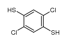 2,5-dichloro-benzene-1,4-dithiol结构式