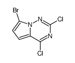 7-bromo-2,4-dichloropyrrolo[2,1-f][1,2,4]triazine Structure