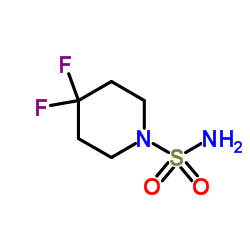 4,4-Difluoro-1-piperidinesulfonamide Structure