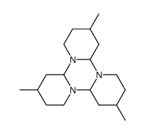 3,8,13-trimethyl-dodecahydro-tripyrido[1,2-a,1',2'-c,1'',2''-e][1,3,5]triazine Structure