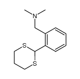 2-[o-(N,N-Dimethylaminomethyl)-phenyl]-1,3-dithiane Structure