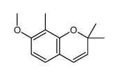 7-methoxy-2,2,8-trimethylchromene Structure