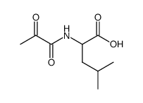 Leucine,N-pyruvoyl- (6CI) Structure