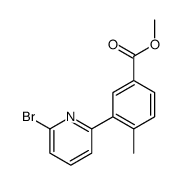 3-(6-Bromopyridin-2-yl)-4-methyl-benzoic acid methyl ester structure