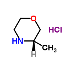 (S)-3-Methylmorpholine hydrochloride Structure