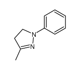 3-methyl-1-phenyl-4,5-dihydropyrazole结构式