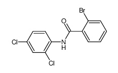 2-bromo-N-(2,4-dichlorophenyl)benzamide结构式
