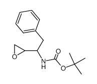 [S-(R*,R*)]-(1-oxiranyl-2-phenylethyl)-carbamic acid 1,1-dimethylethyl ester结构式