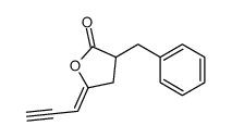 3-benzyl-5-prop-2-ynylideneoxolan-2-one Structure