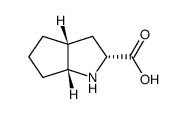 (r)-endo-cis-2-azabicyclo [3,3,0]octane-3-carboxylic acid Structure