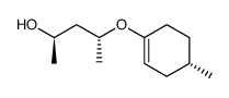 (2R,4R)-4-((S)-4-Methyl-cyclohex-1-enyloxy)-pentan-2-ol Structure