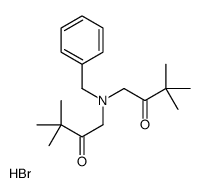 1-[benzyl-(3,3-dimethyl-2-oxobutyl)amino]-3,3-dimethylbutan-2-one,hydrobromide Structure