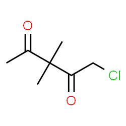 2,4-Pentanedione,1-chloro-3,3-dimethyl- Structure