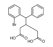 3-((2-溴苯基)(苯基)甲基)戊二酸结构式