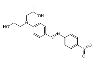 1-[N-(2-hydroxypropyl)-4-[(4-nitrophenyl)diazenyl]anilino]propan-2-ol结构式