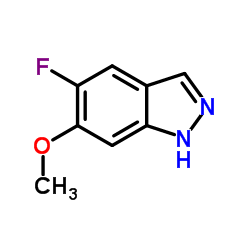 5-Fluoro-6-Methoxy (1H)indazole Structure