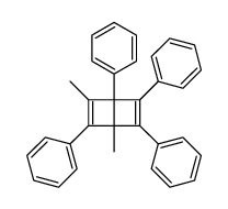 1,5-dimethyl-2,3,4,6-tetraphenylbicyclo[2.2.0]hexa-2,5-diene结构式