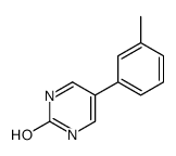 5-(3-methylphenyl)-1H-pyrimidin-2-one结构式