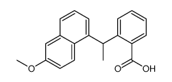 2-[1-(6-methoxynaphthalen-1-yl)ethyl]benzoic acid Structure