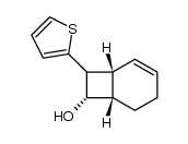 endo 8-(2-thienyl)-bicyclo[4.2.0]oct-2-ene-7-ol Structure