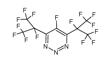 perfluoro-4,6-di-isopropyl-1,2,3-triazine结构式