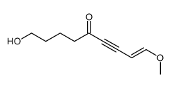 9-hydroxy-1-methoxynon-1-en-3-yn-5-one结构式