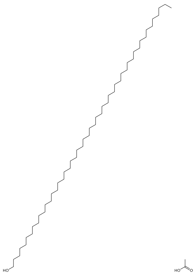 acetic acid,pentacontan-1-ol Structure