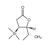(4S,5R)-5-(1-hydroxyethyl)-4-(trimethylsilyl)dihydrofuran-2(3H)-one结构式