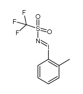 [N-(trifluoromethanesulfonyl)imino](2-methylphenyl)-λ3-iodane结构式