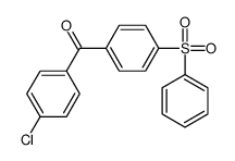 [4-(benzenesulfonyl)phenyl]-(4-chlorophenyl)methanone Structure